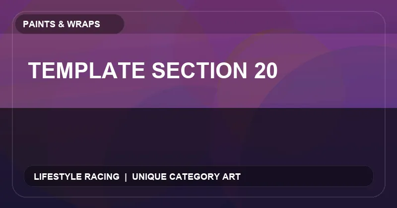 Template Section 20